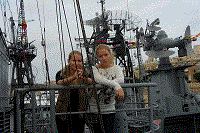 Посещение кораблей ВМФ России