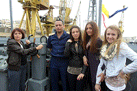 Посещение кораблей ВМФ России